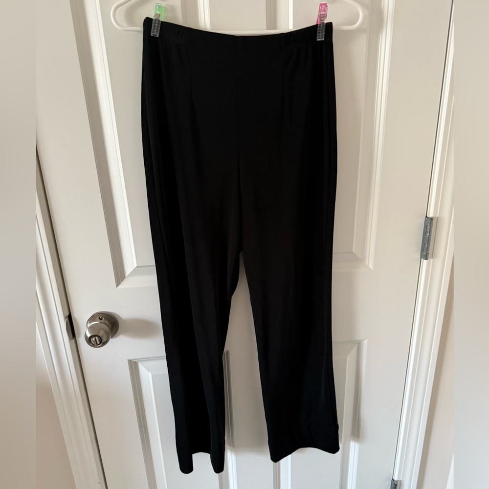 Chico's Elegant Black Wide Leg Pants